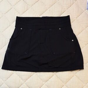 Athleta Black Mini Skort with Pockets Sz. SP